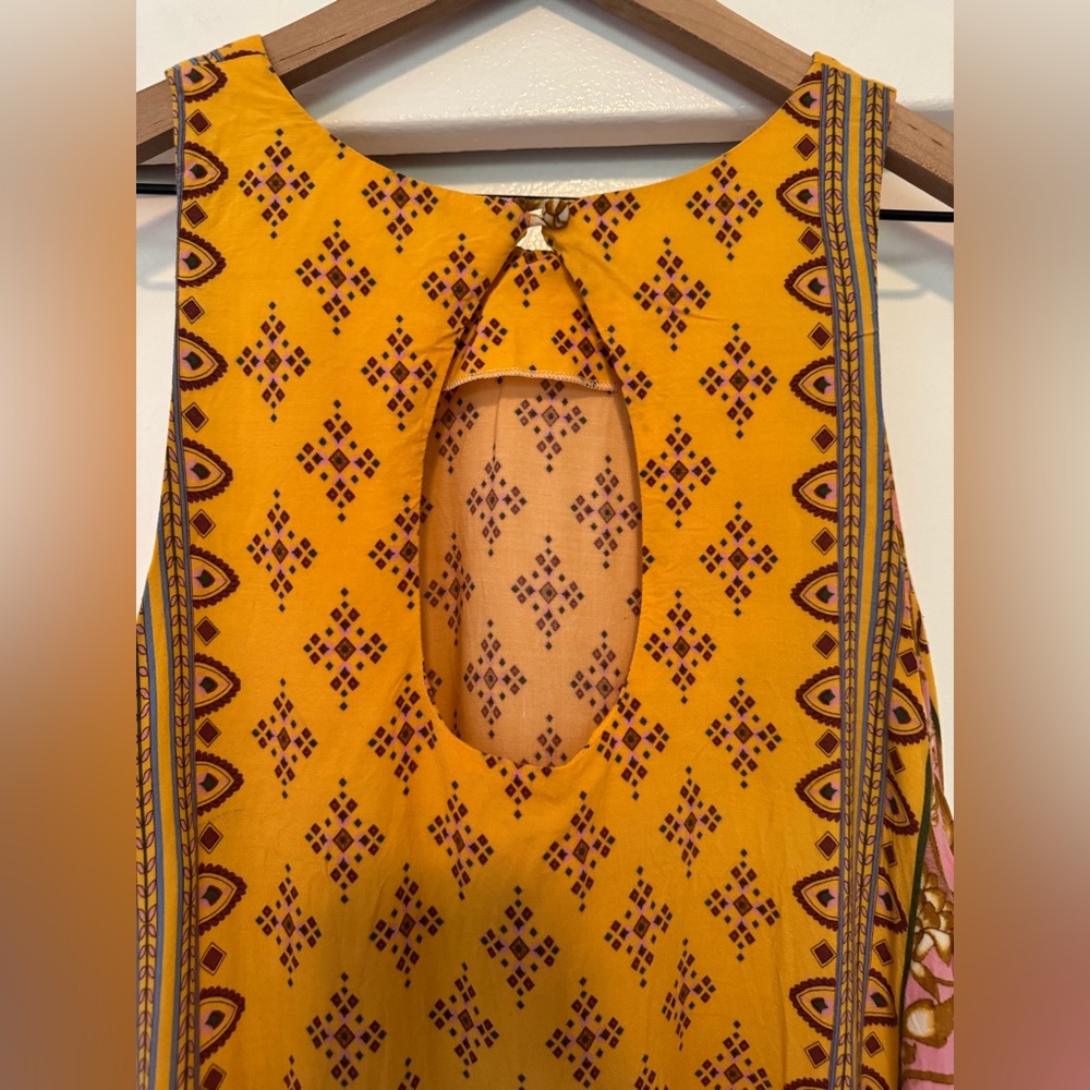 FARM Rio Printed High Neck Mini Dress Large - Picture 4 of 7